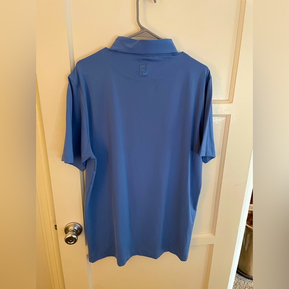 FootJoy Athletic-Fit Polo - Blue (L) - Picture 2 of 2